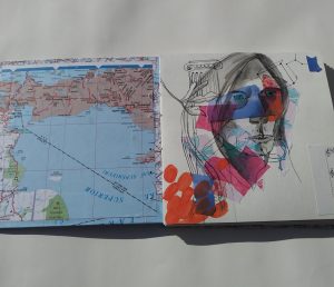 Handmade Sketchbook using Youtube Tutorials